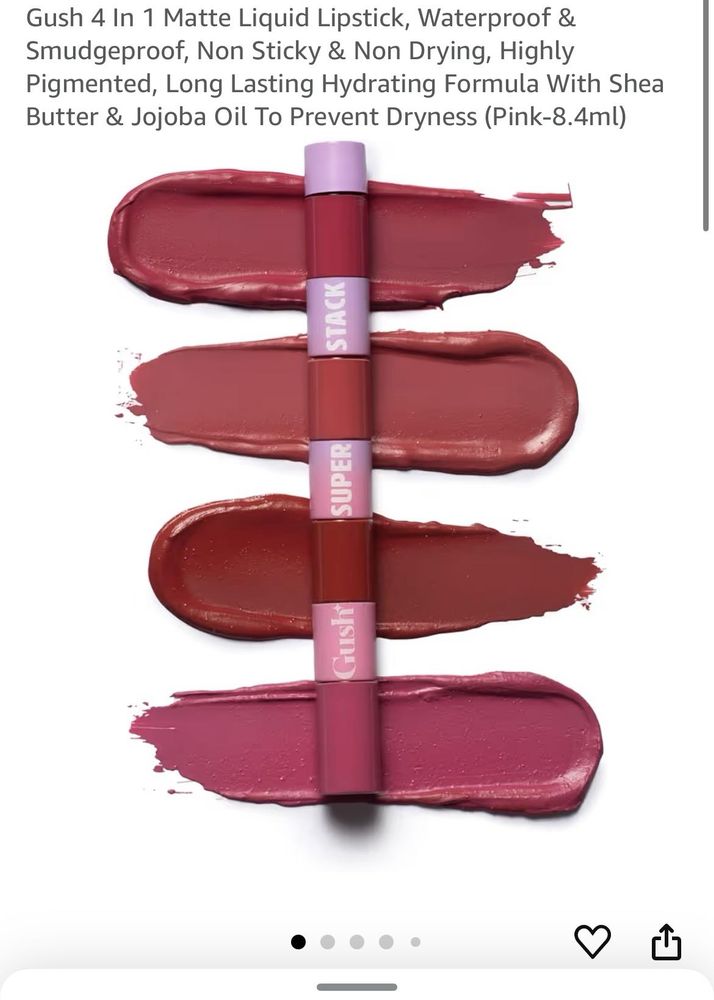 Gush 4-in-1 Matte Lipstick