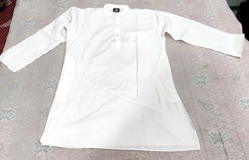 JB Exclusive Wear White Kurta