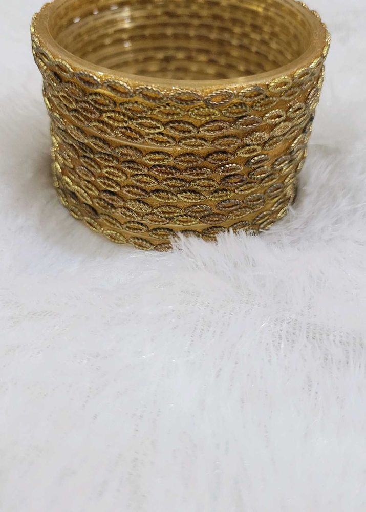 Exquisite Golden Bangles Set
