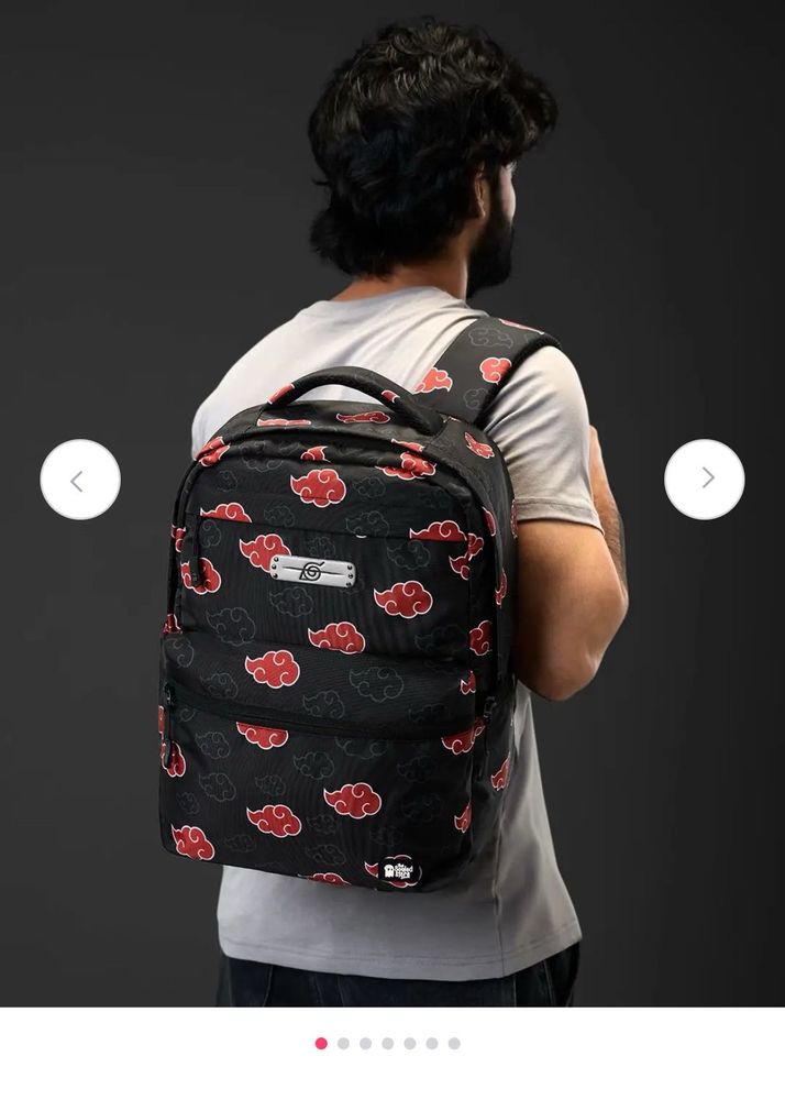Anime Cloud Pattern Backpack