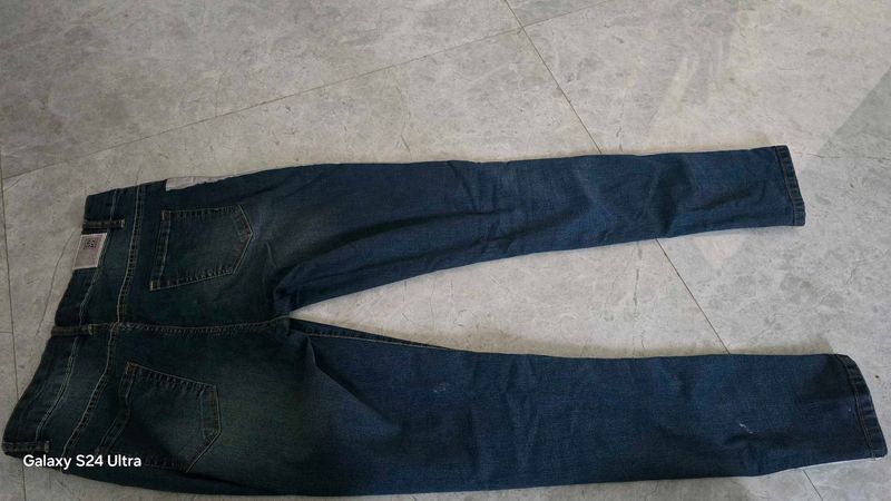 Dark Blue Denim Jeans
