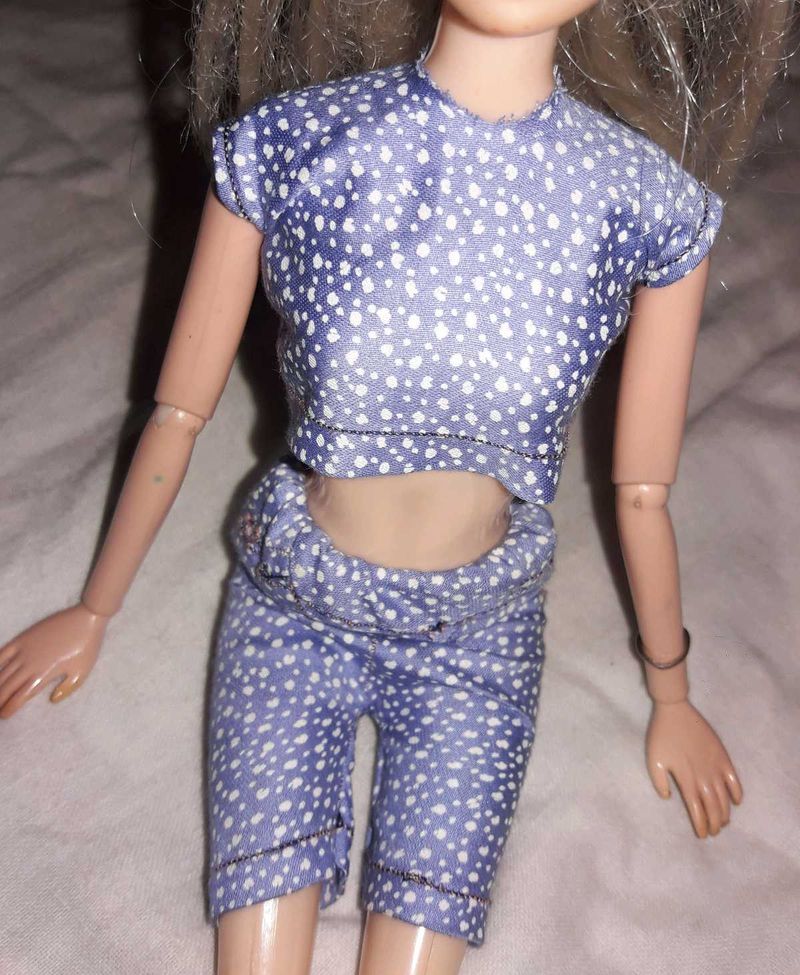 Top and pant Barbie doll dress handmade