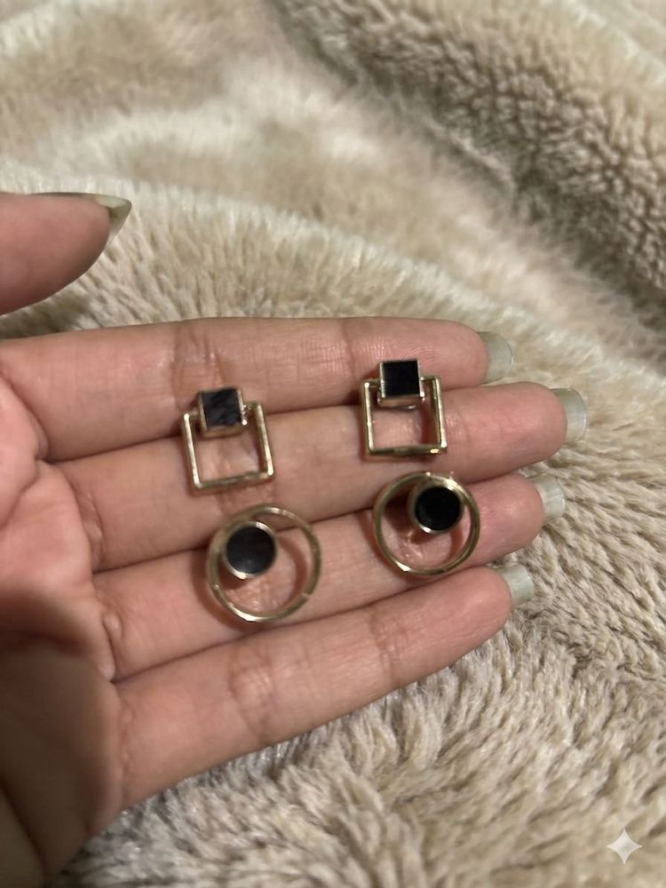 Geometric Drop Earrings