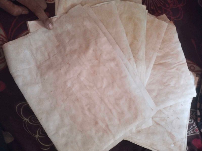 Coffee wash papers