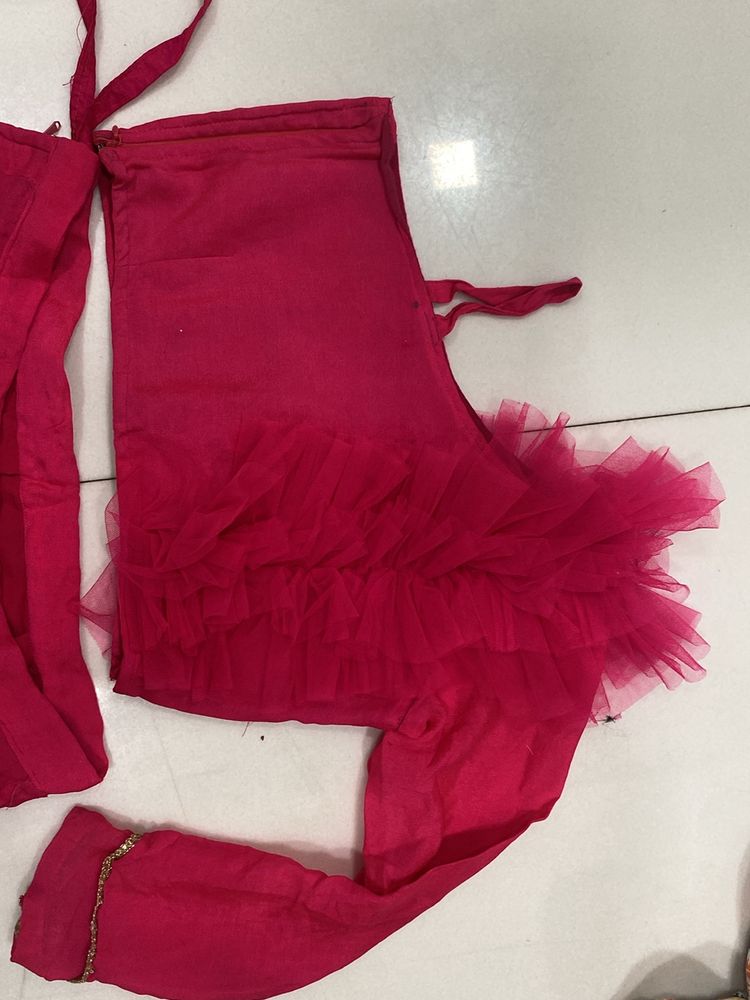 Lhenga And Stylish Blouse (girls)