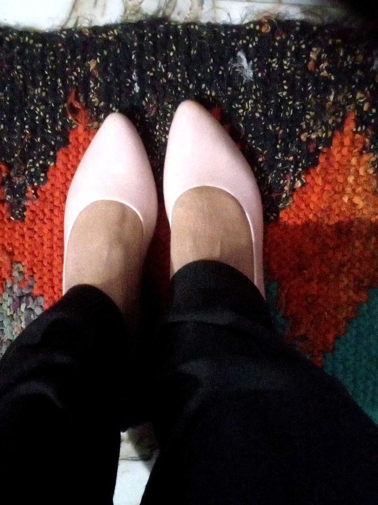 nude wedges