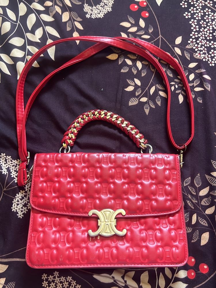 Beautiful Red Sling Bag
