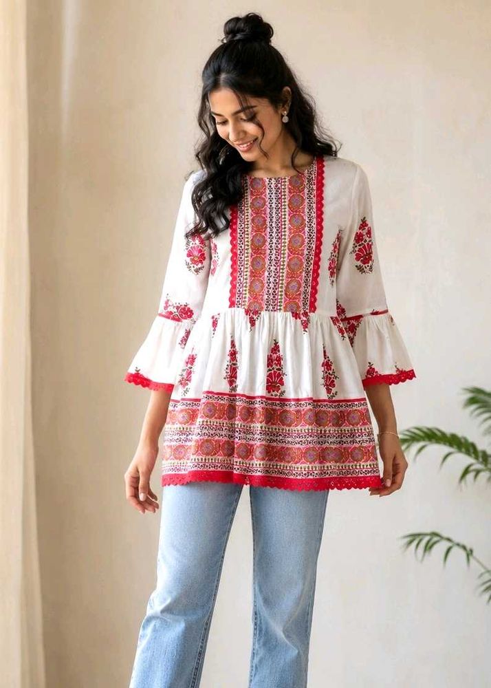 Peplum Short Kurti