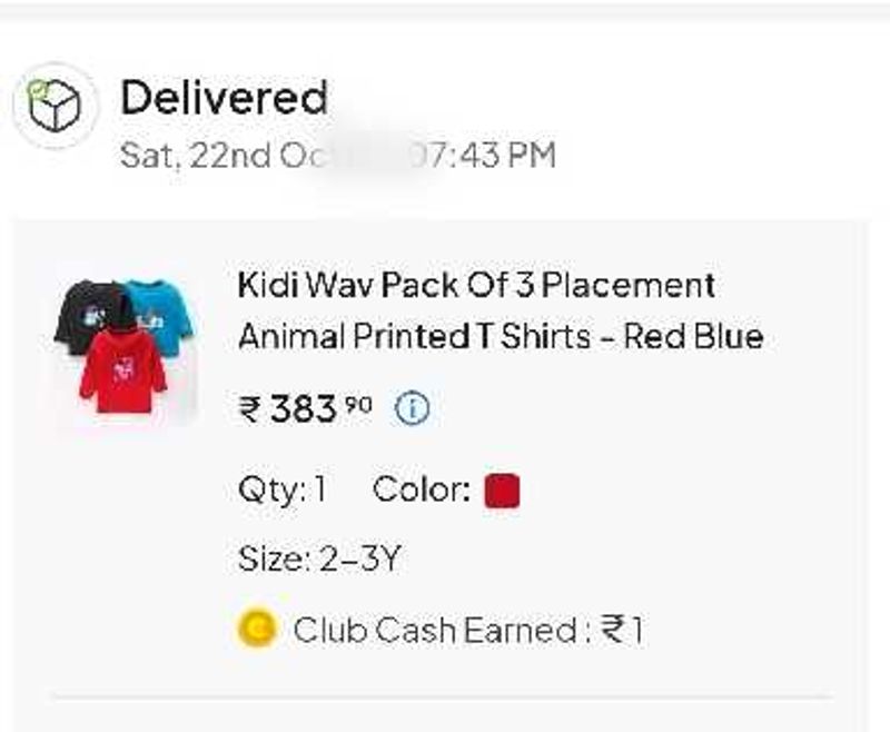 Kidi Wav Pack Of 3 Placement Animal Printed T Shir