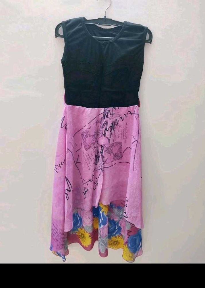 Unique Black &amp; Pink Dress
