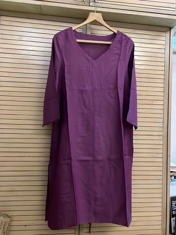 purple, ladies kurta, XL/L