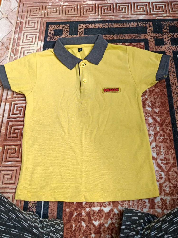 Cool Yellow Polo T-Shirt