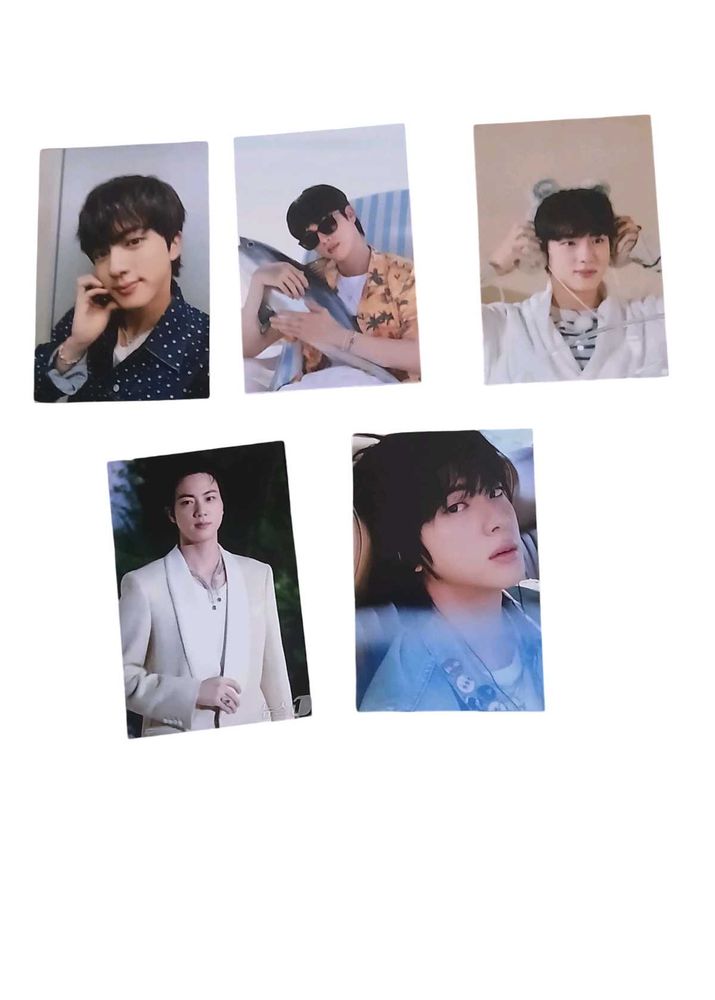Jin 🦙 Bias Pack (Set of 5 Photocards)