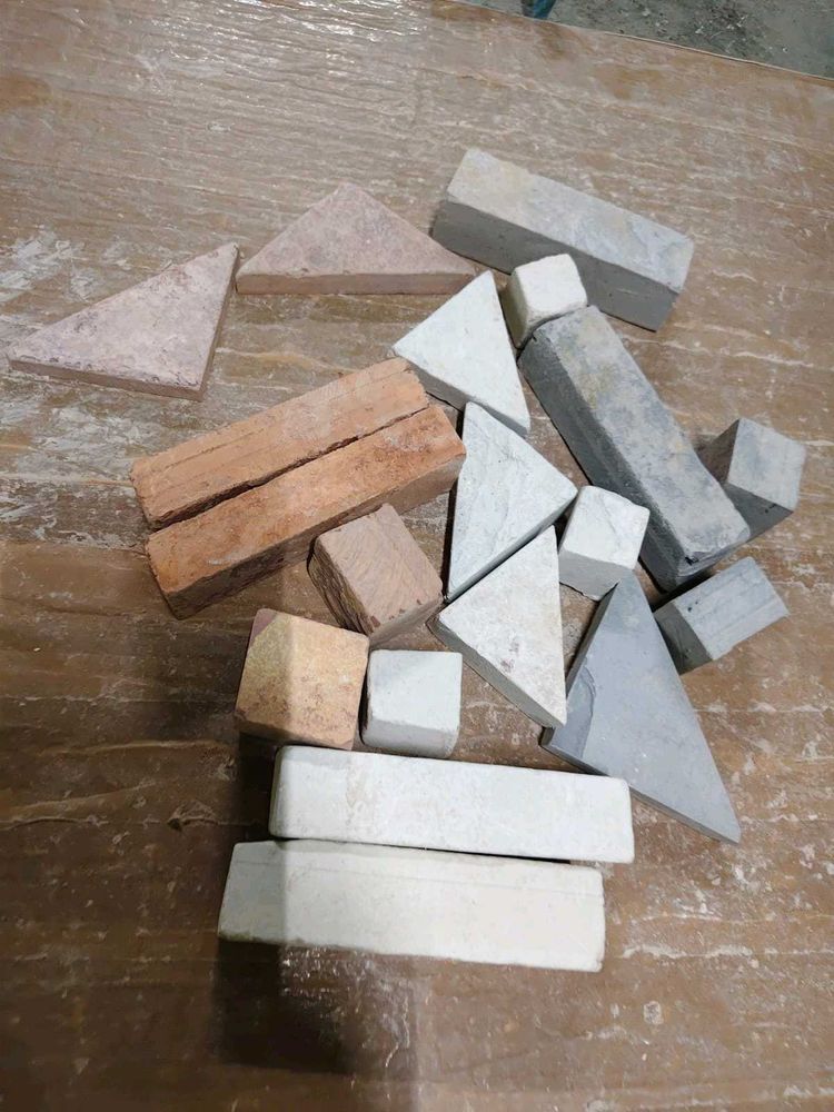 Assorted Stone Craft Pieces