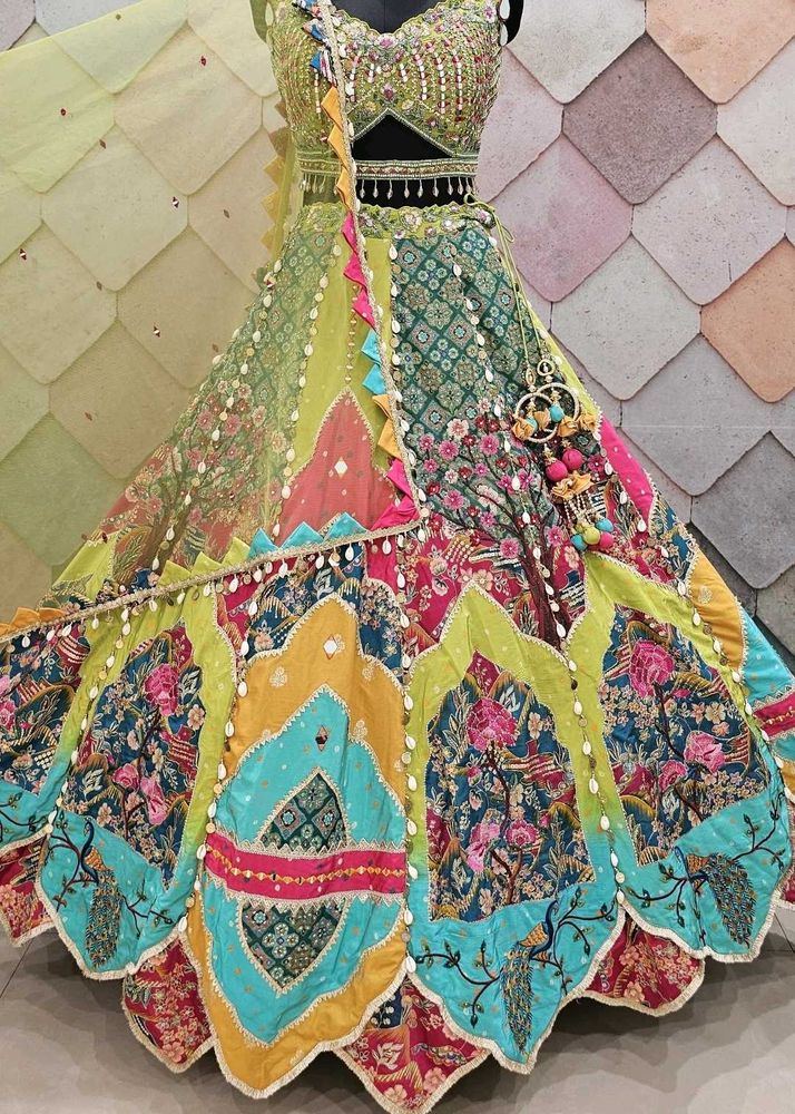 Vibrant Patchwork Lehenga Choli