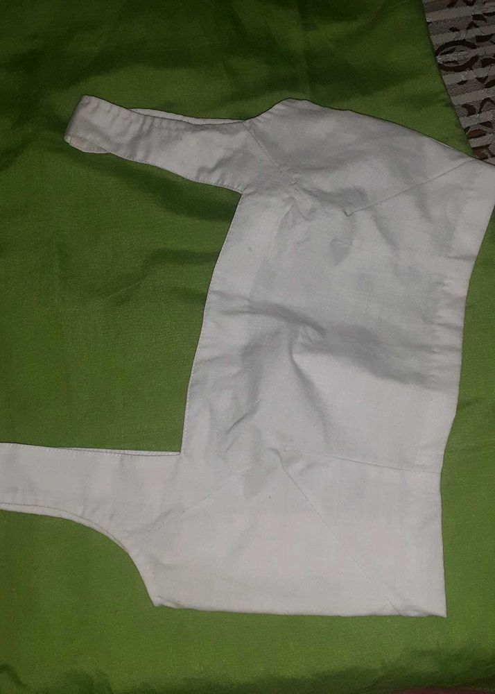 Vintage White Cotton Top