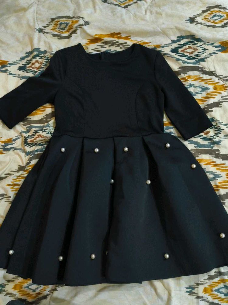 Black Fit &amp; Flare Dress