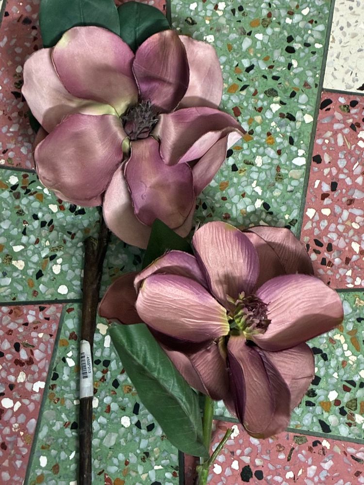 Sale!!Set of 2 Artificial Magnolia Flowers