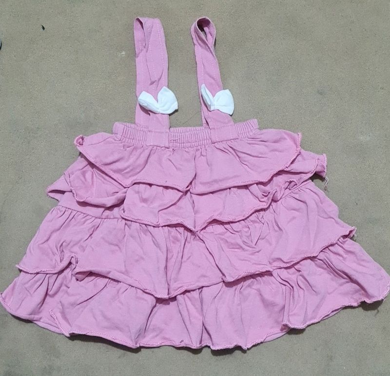 Charming Tiered Ruffle Pinafore Dress