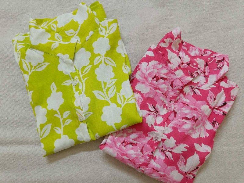 Floral Print cordset of 2