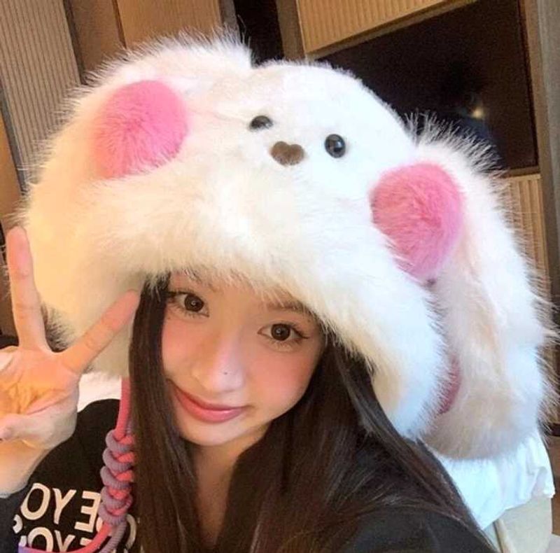 Korean Cute Bunny Hat with Ears