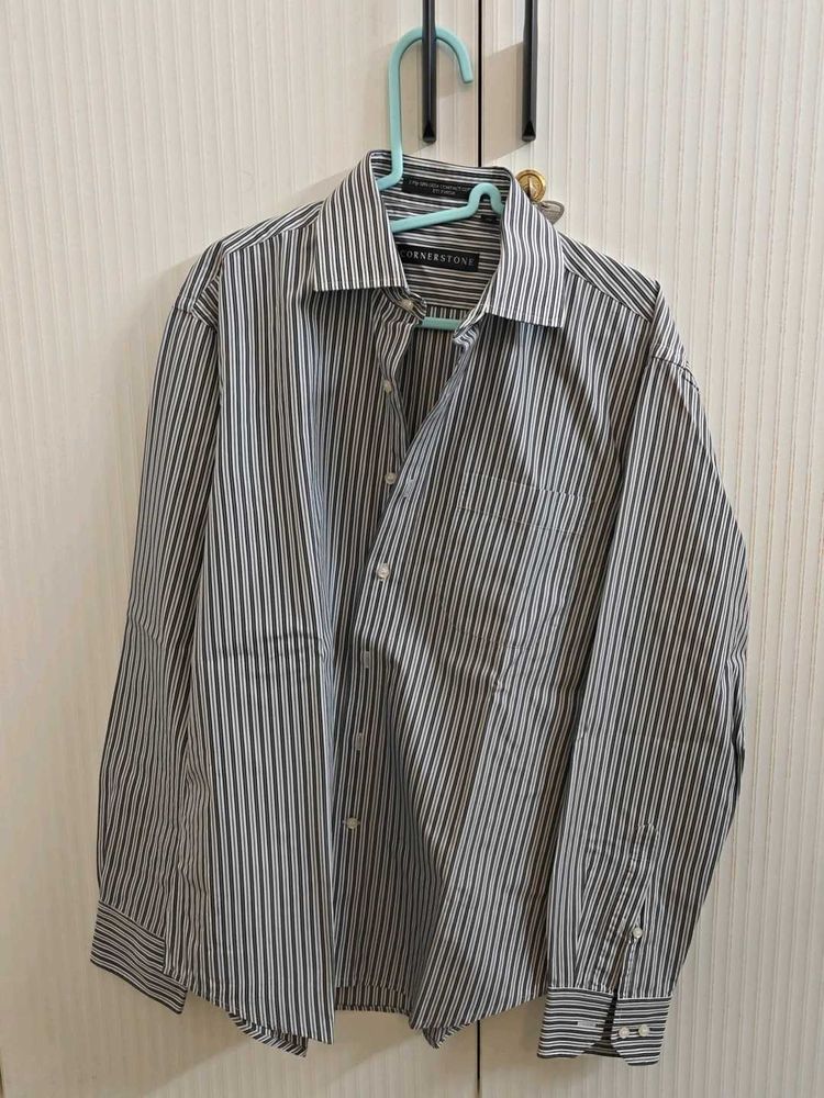Men's Striped Dress Shirt