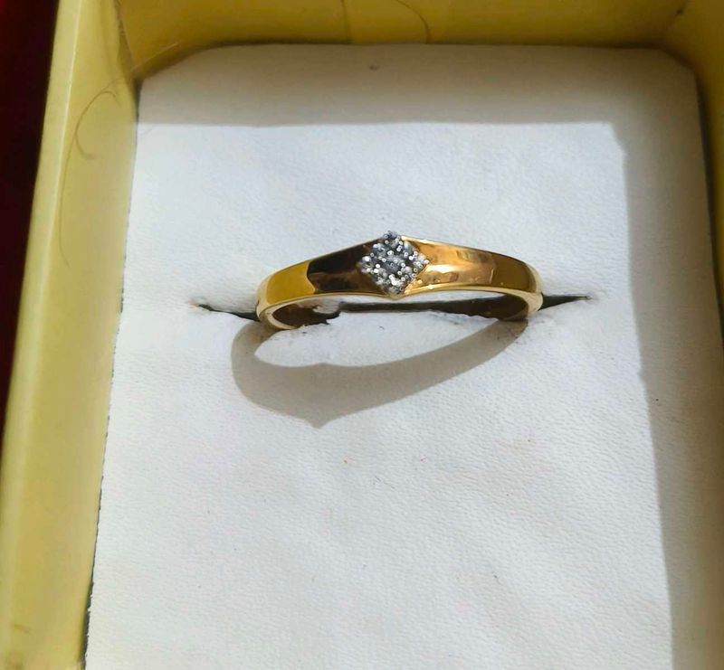 pure gold 18 carat ring