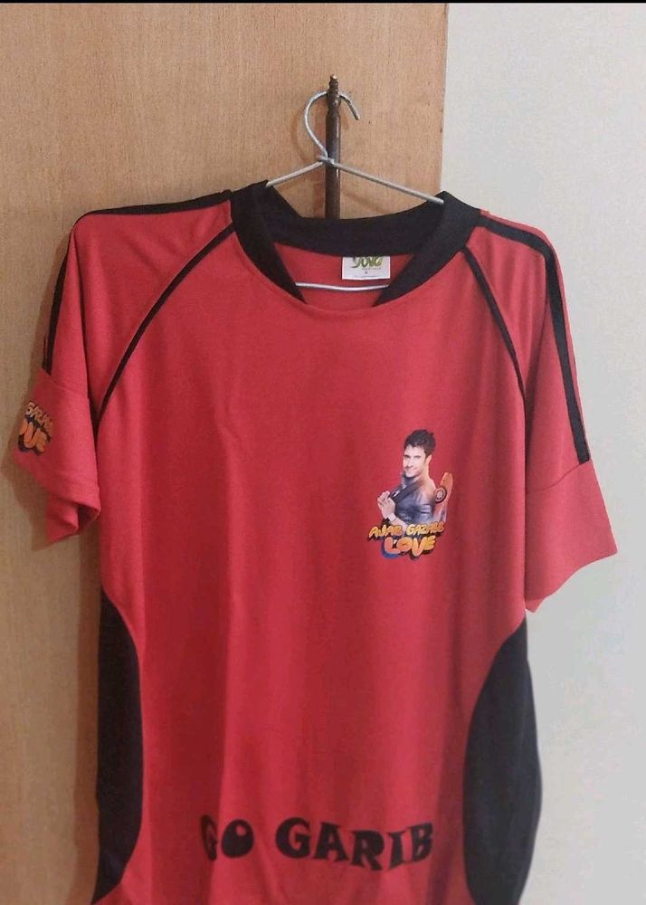 New Men's Half Sleeves Polyester Tshirt Size M