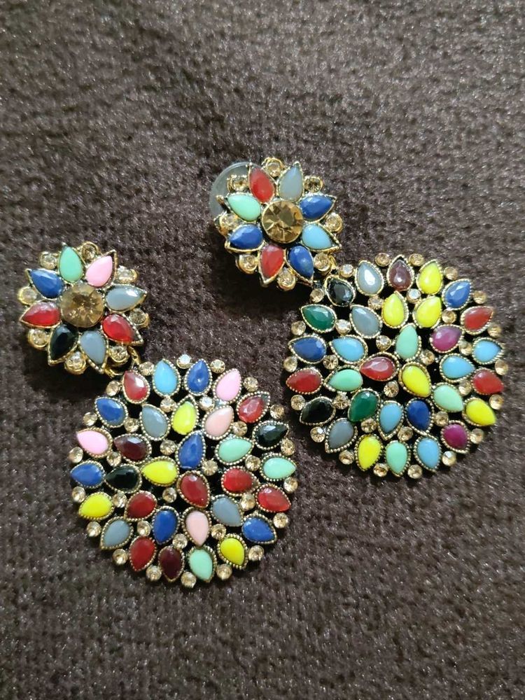 Colorful Statement Earrings