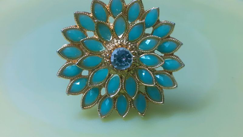 🆕️🆕️ Floral Stone Ring