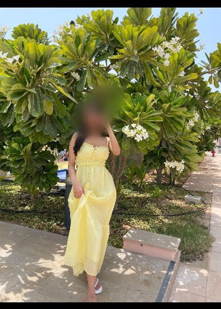 Flowy Yellow Maxi Dress