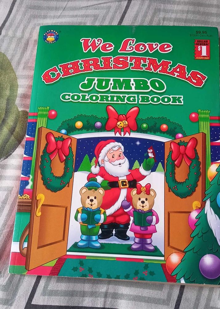 We Love Christmas Jumbo Coloring Book