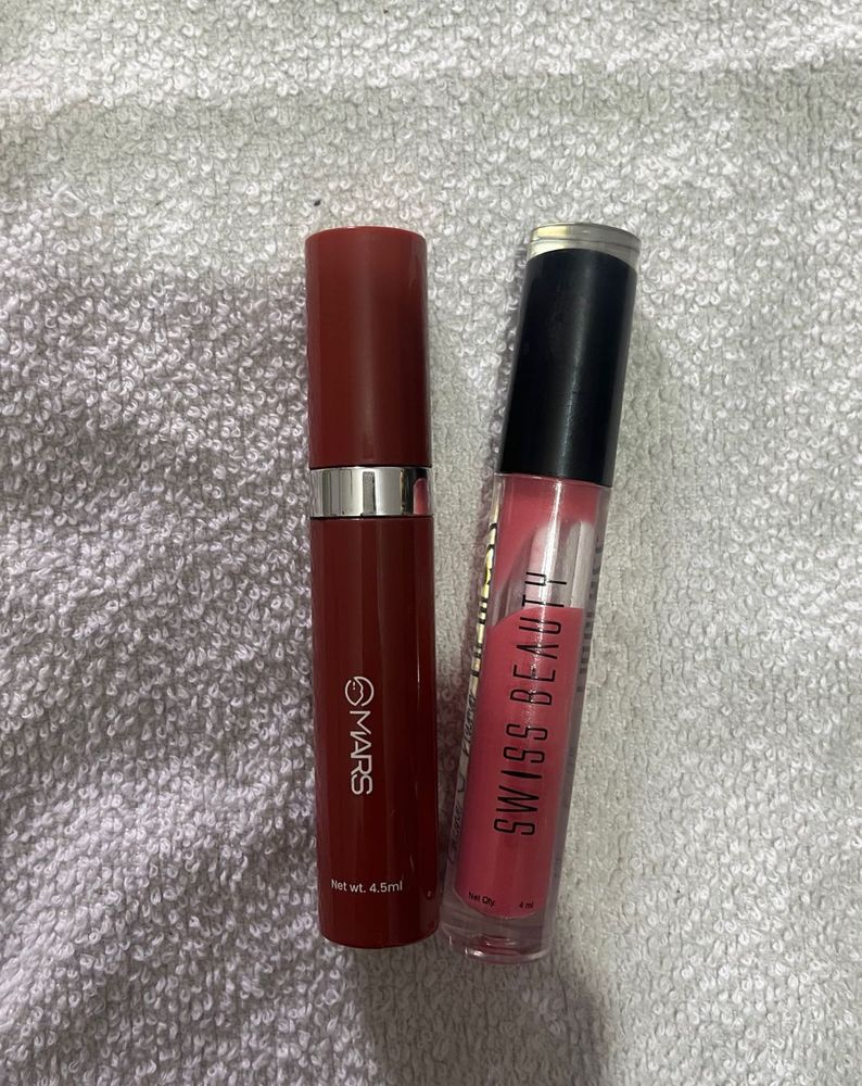 Mars &amp; Swiss Beauty Lipsticks (2 Pcs)