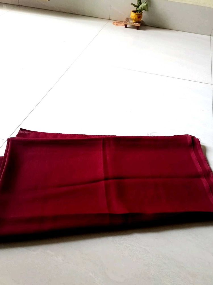 Deep Red Silk dupatta