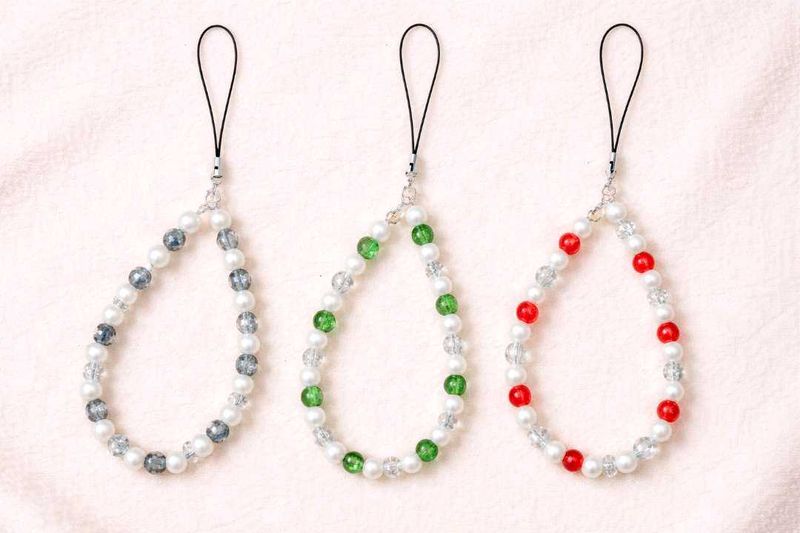 Beaded Phone Charm Straps