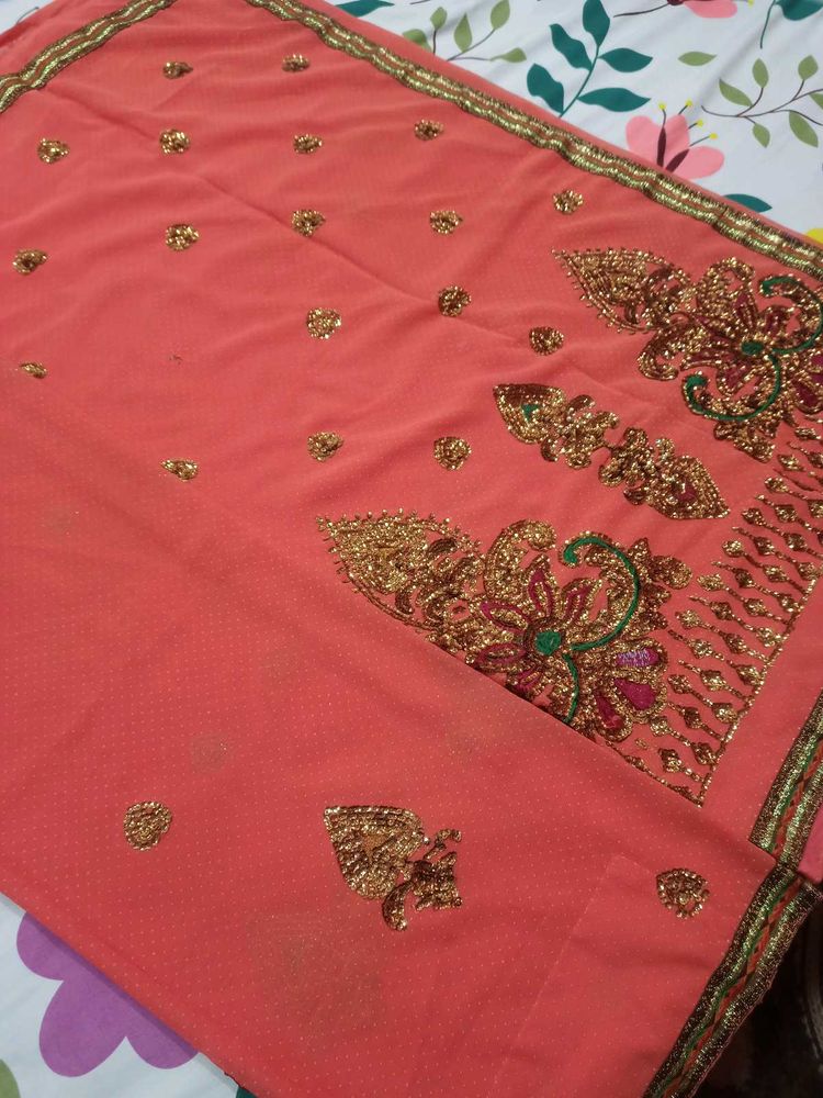 Elegant Embellished Saree