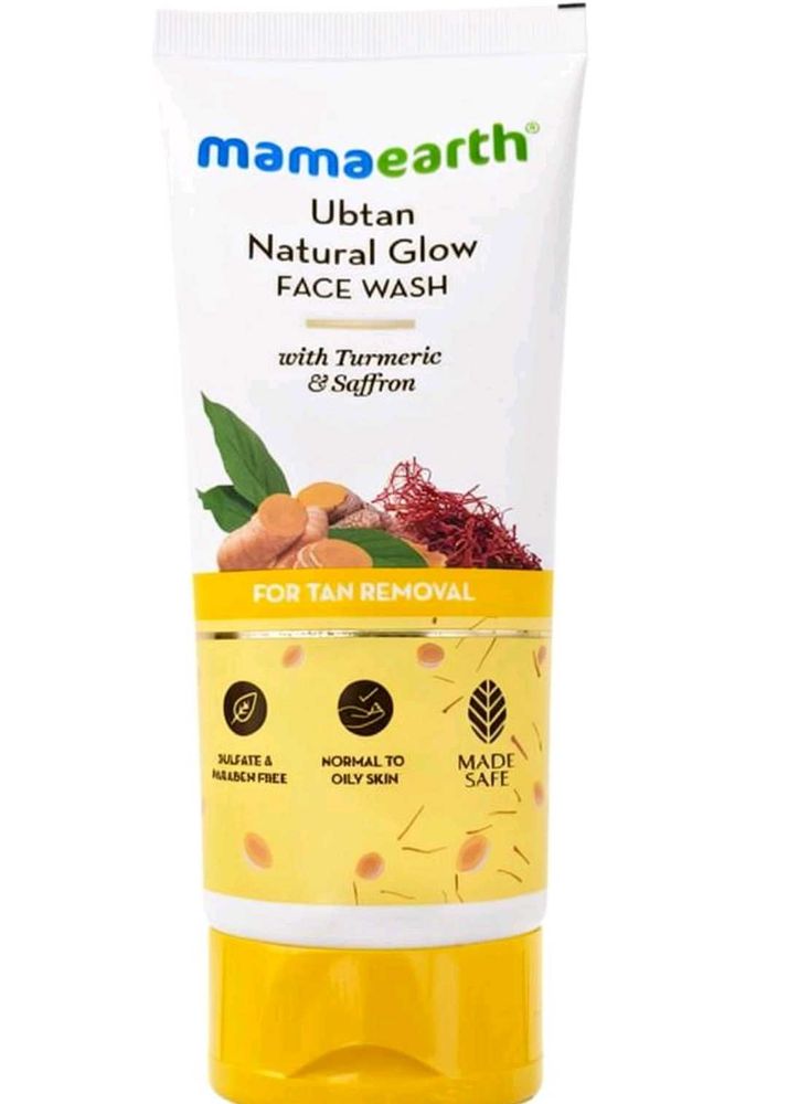 Mamaearth Ubtan Natural Glow Face Wash