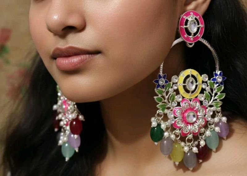 Floral Drop Earrings