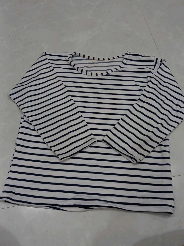Striped Long Sleeve Top