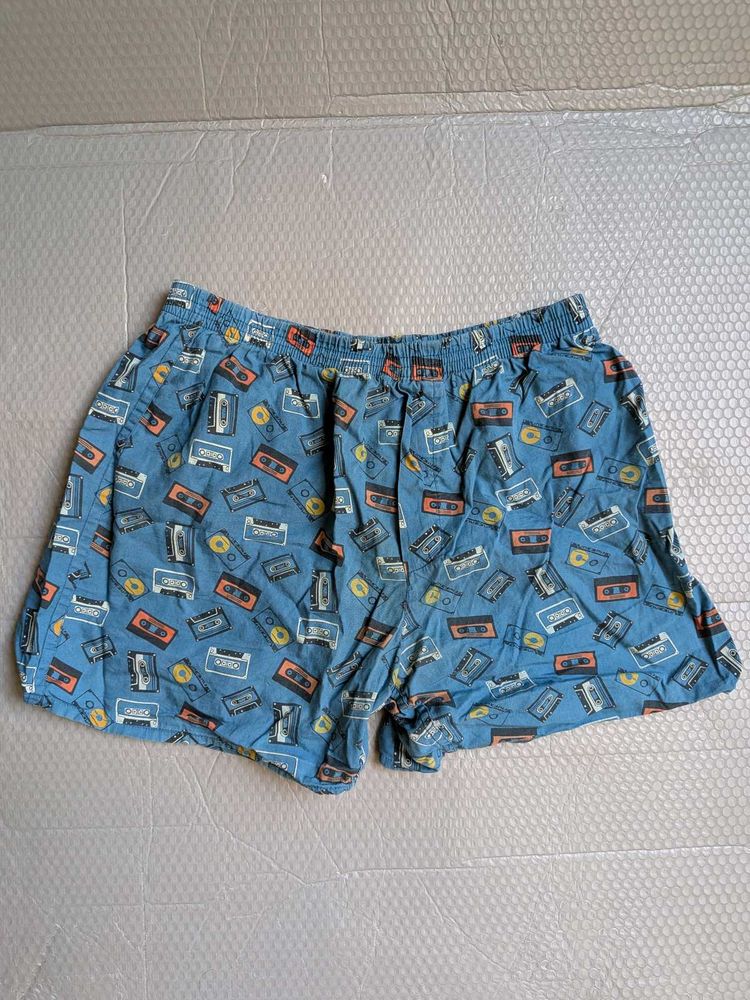 Men's Retro Cassette Print Boxers