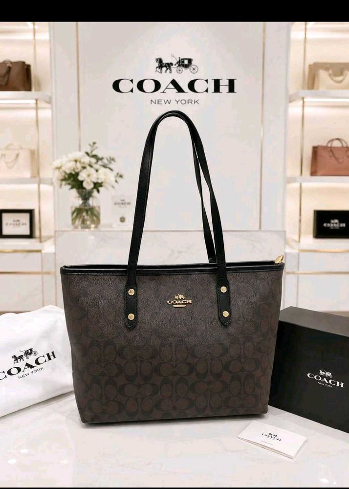 Coach Signature Tote Bag sale price