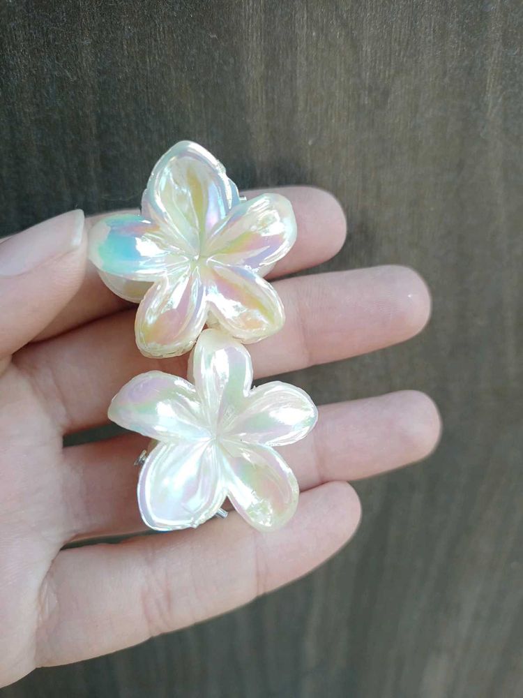 Flower Hair Clips pack of 12