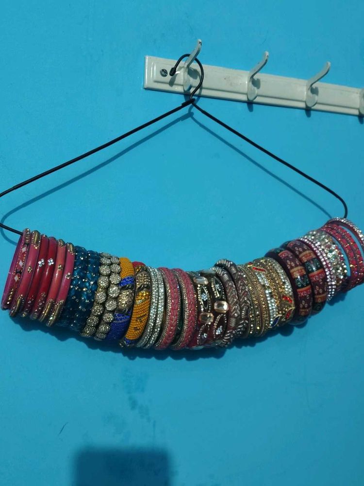 Assorted Designer Bangles Set