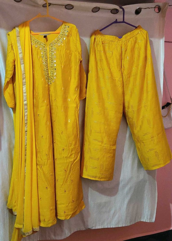 haldi suit for wedding functions..