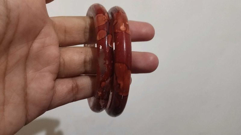 Red Bangles - Set of 2