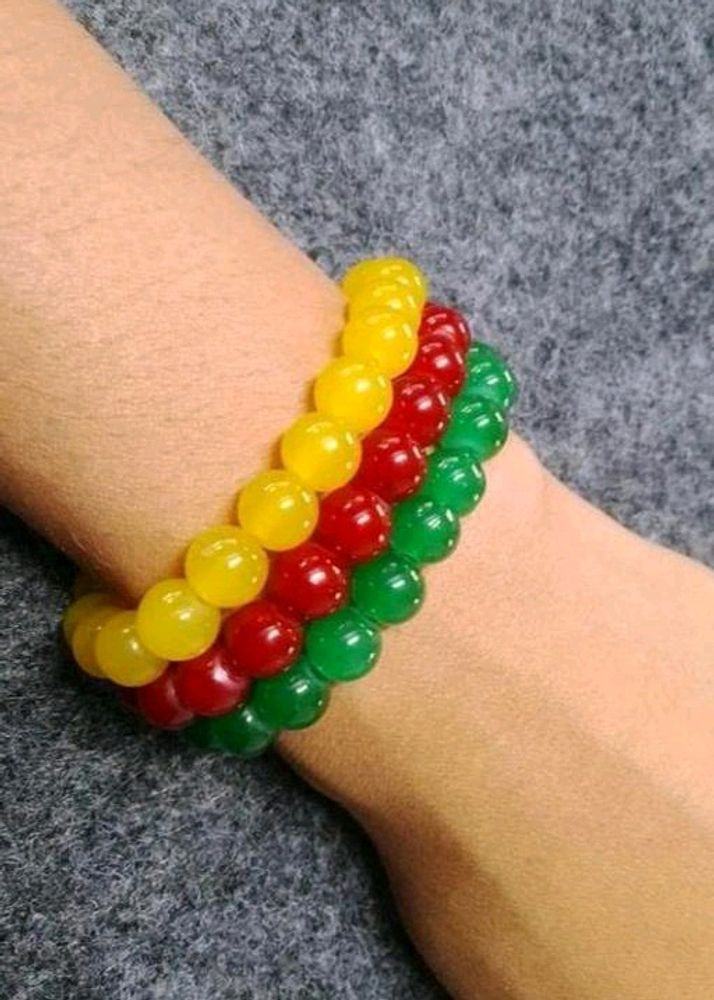 Vibrant Gemstone Stackable Bracelets