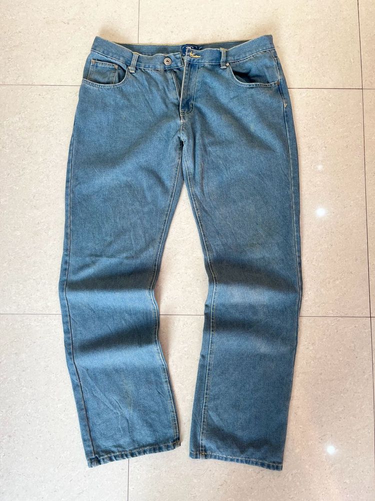 Blue Denim Straight fit Jeans