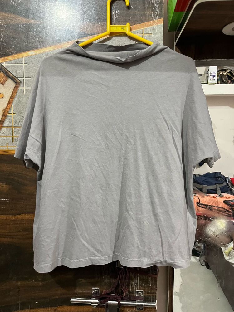 Gray Oversized T-Shirt