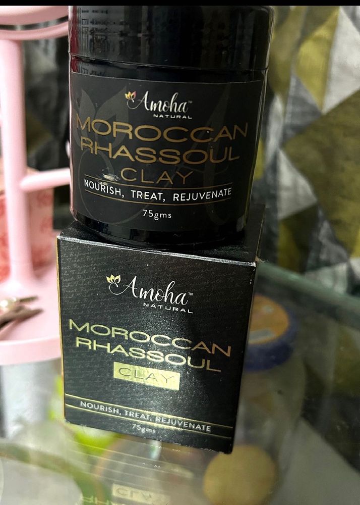 Amoha Natural Moroccan Rhassoul Clay Mask |