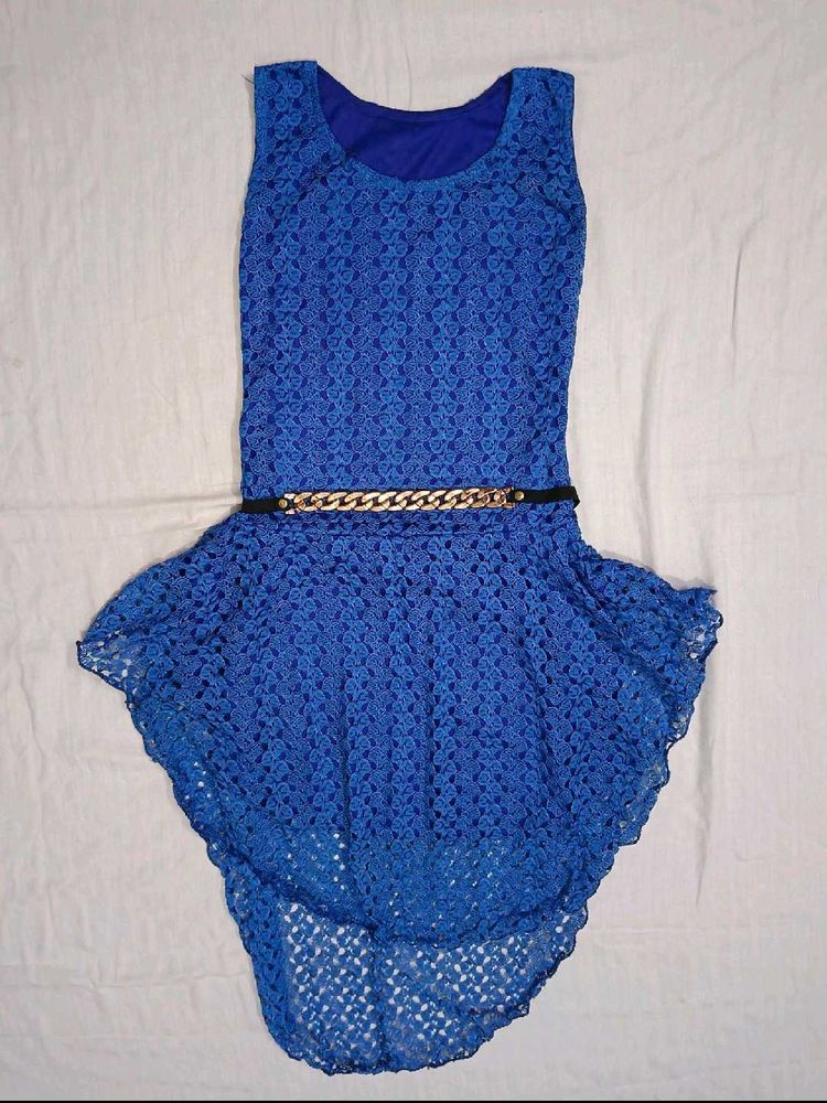 Blue Lace Dress